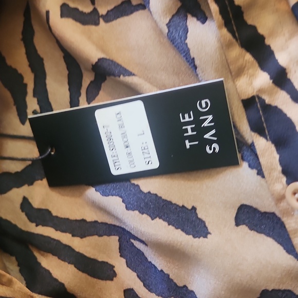 ANIMAL PRINT THE SANG BELTED DRESS - Picture 3 of 5